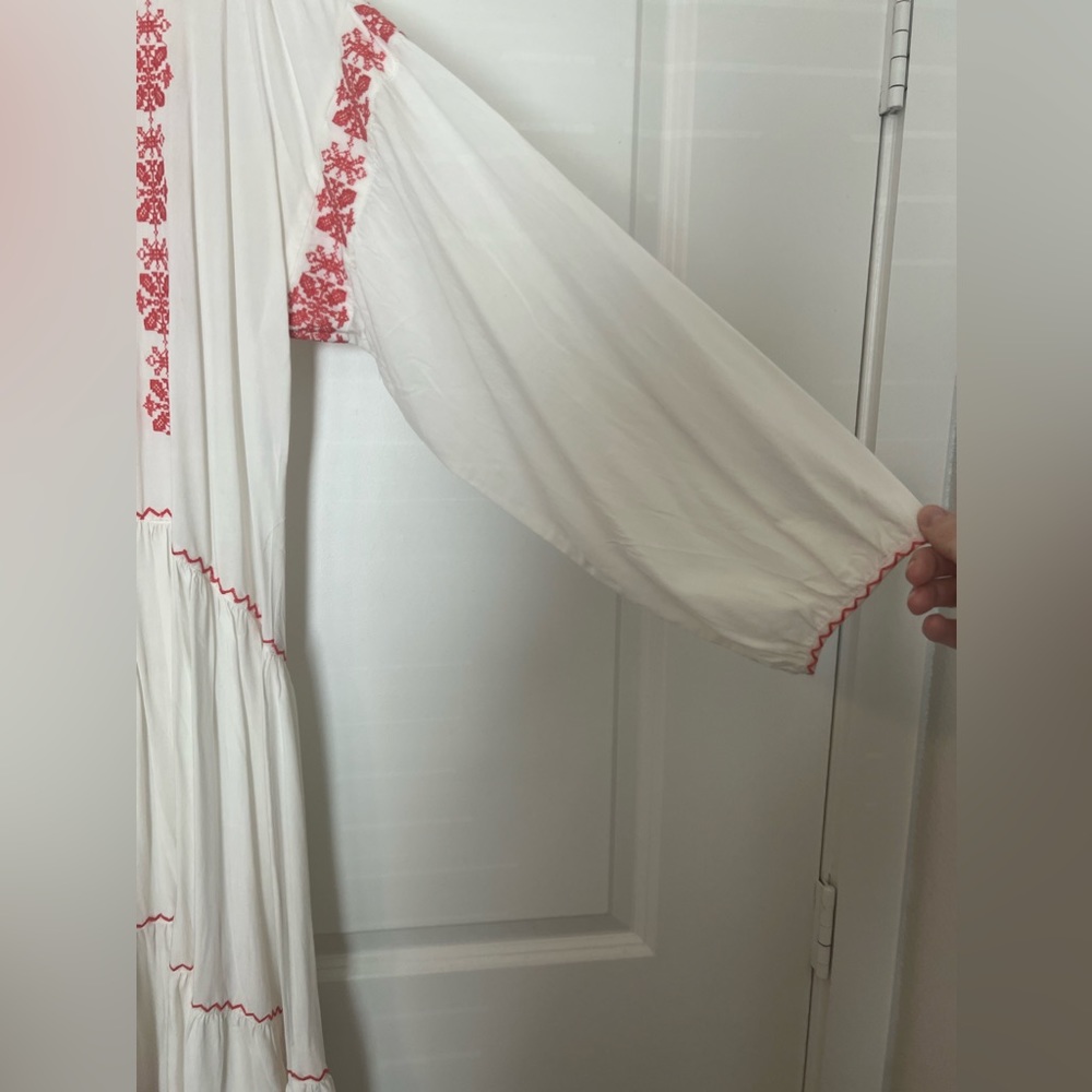 Sundance white embroidered maxi dress - Picture 4 of 5